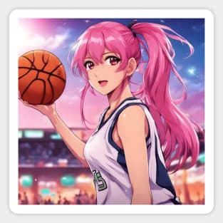 Basketball anime girl Magnet